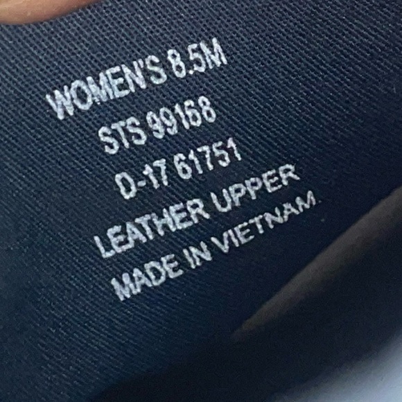 Platform sperry loafers lace up boating shoes navy blue sneakers tennis shoes - Picture 7 of 7